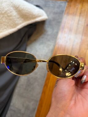 Celine Triomphe Sunglasses — Authenticated, minor scratches - sunglasses only!
